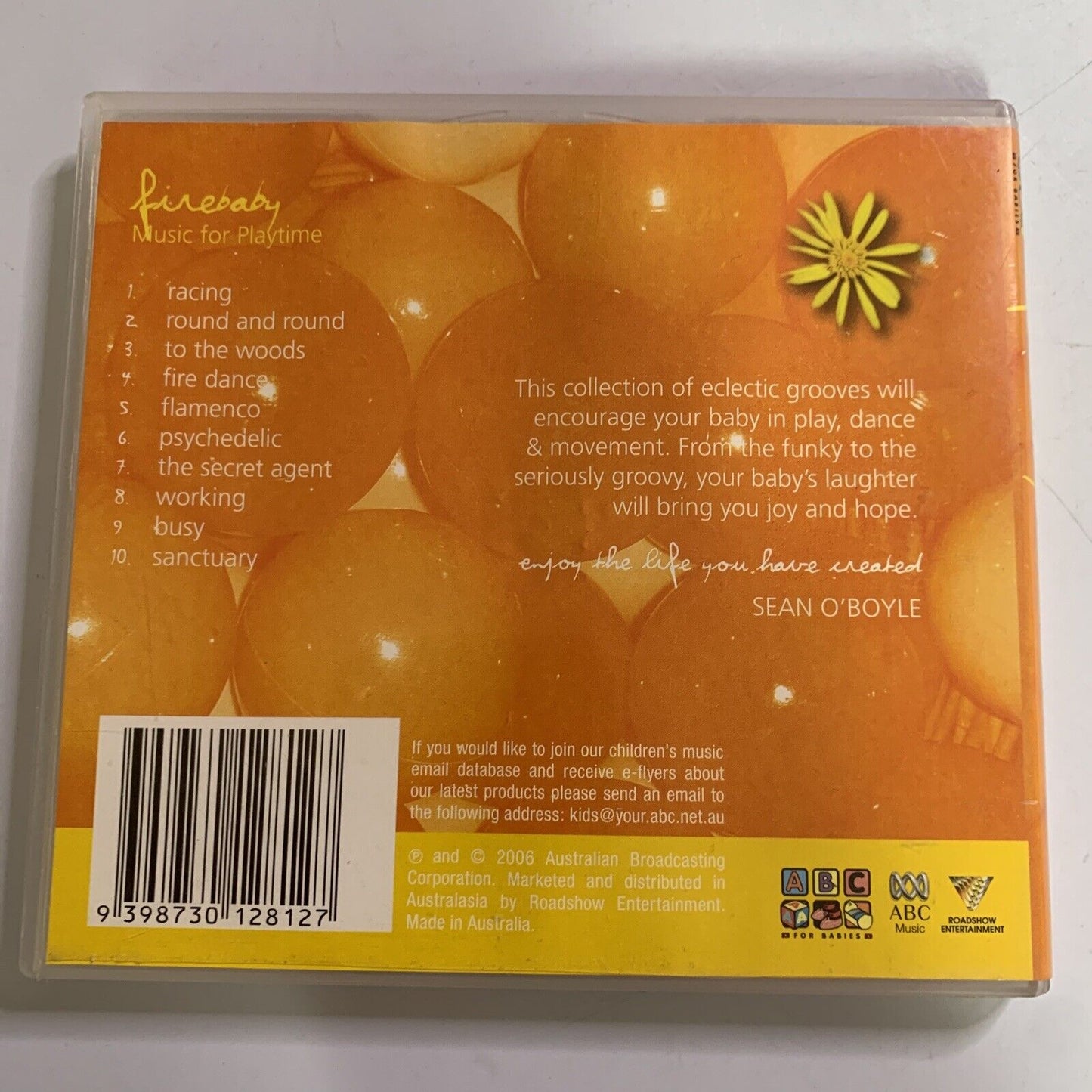 Firebaby:  Music For Playtime by ABC For Babies (CD, 2006)