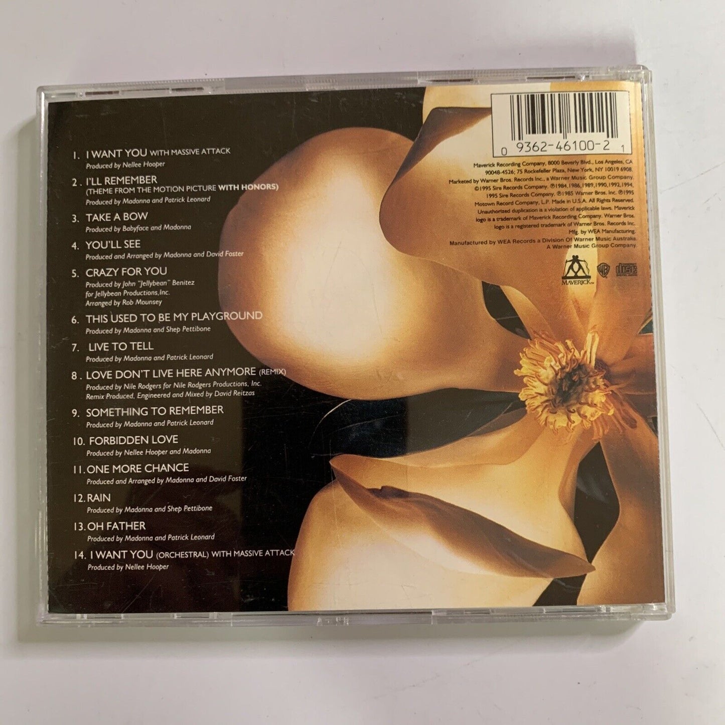 Something to Remember by Madonna (CD, 1995) Allbum