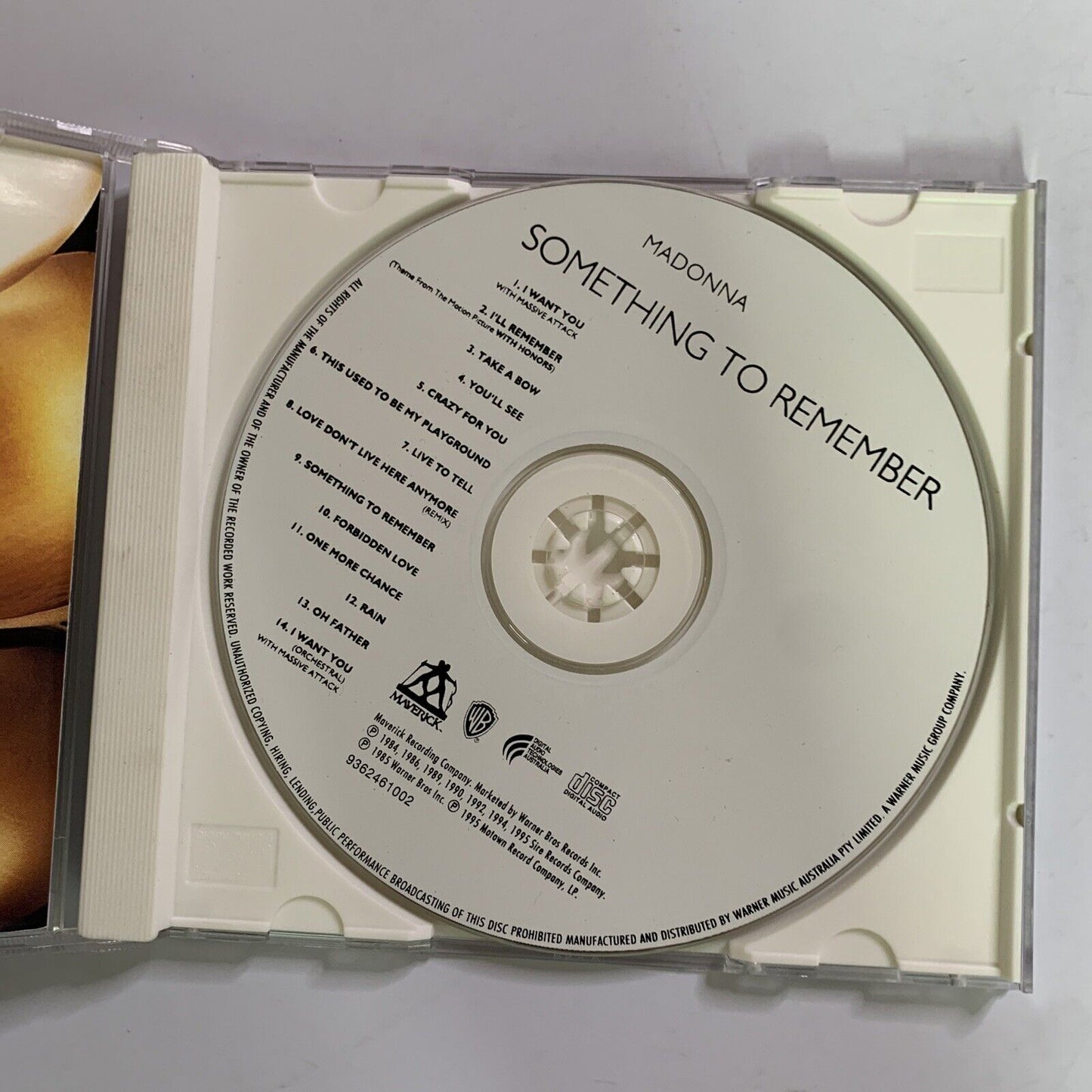 Something to Remember by Madonna (CD, 1995) Allbum