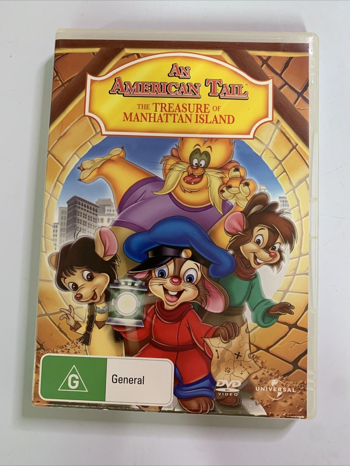 An American Tail The Treasure of Manhattan Island (DVD, 1998)