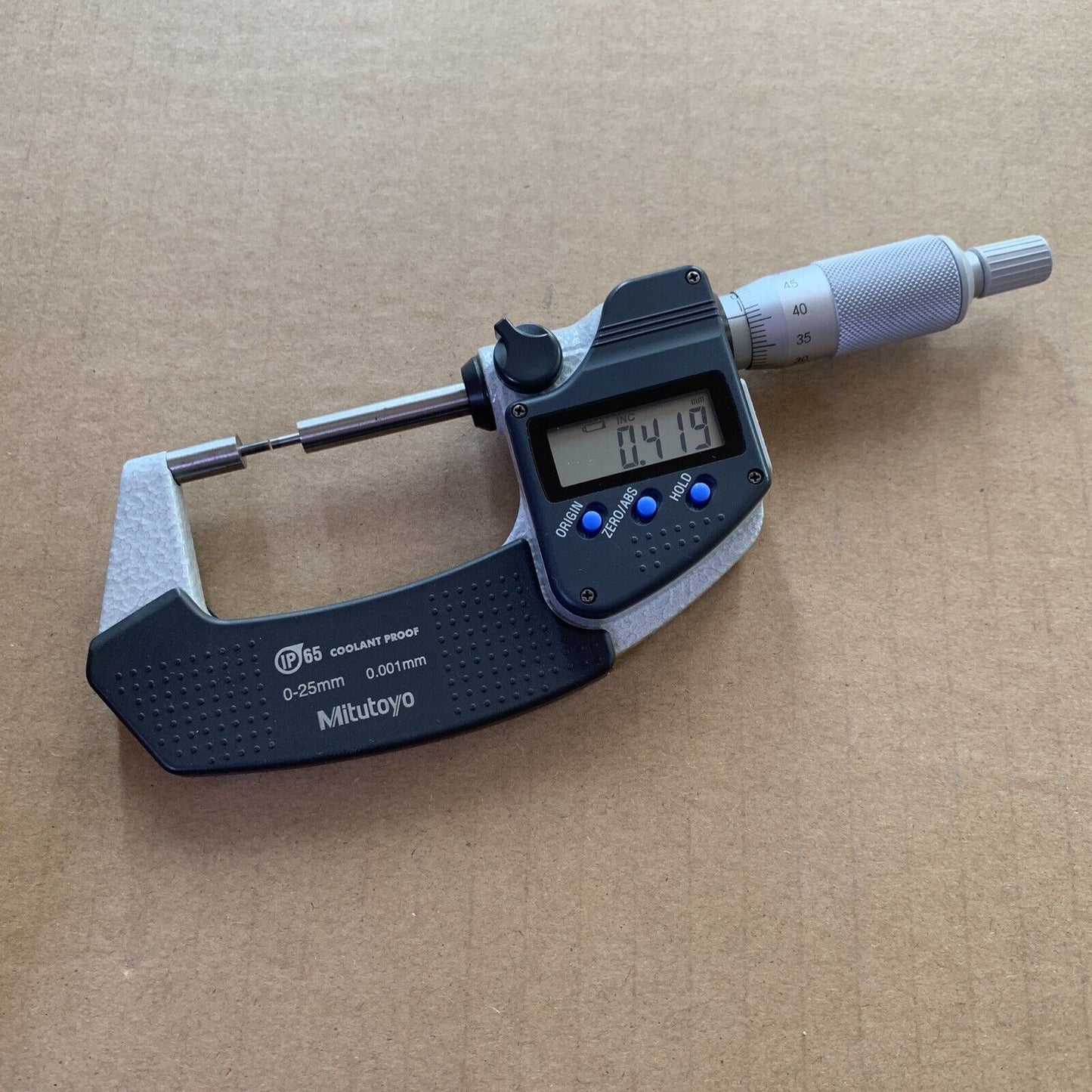 Mitutoyo Digital Spline Micrometer 0-25mm 0.001mm 331-261-30 IP65 Coolant Proof