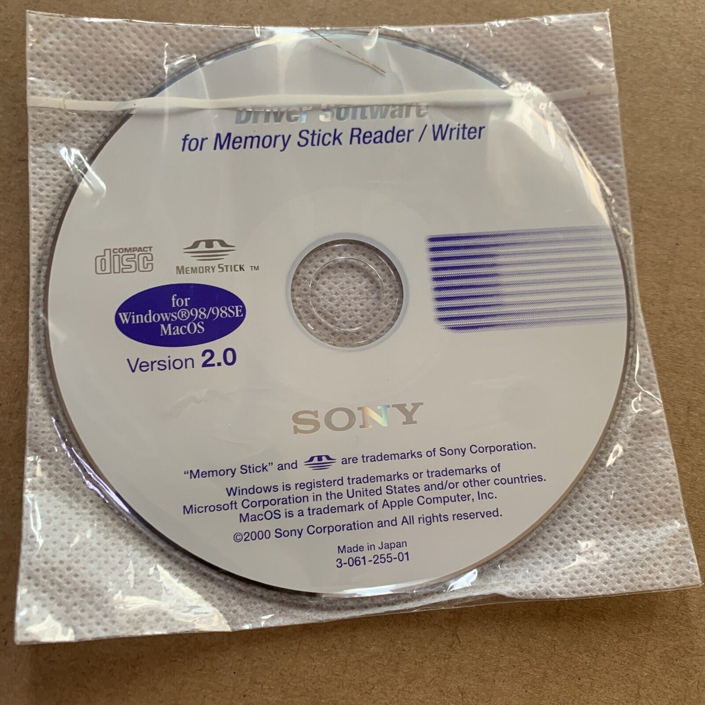 Genuine Official Sony Memory Stick Reader Writer USB MSAC-US1