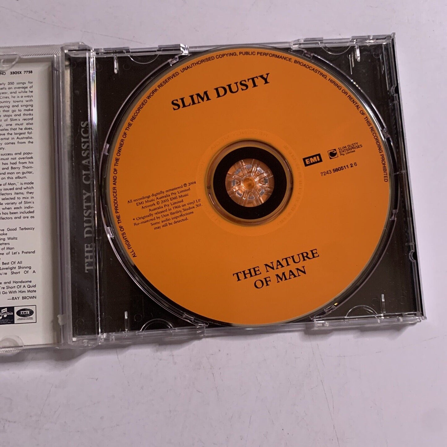 The Nature of Man by Slim Dusty (CD, 2005) Album