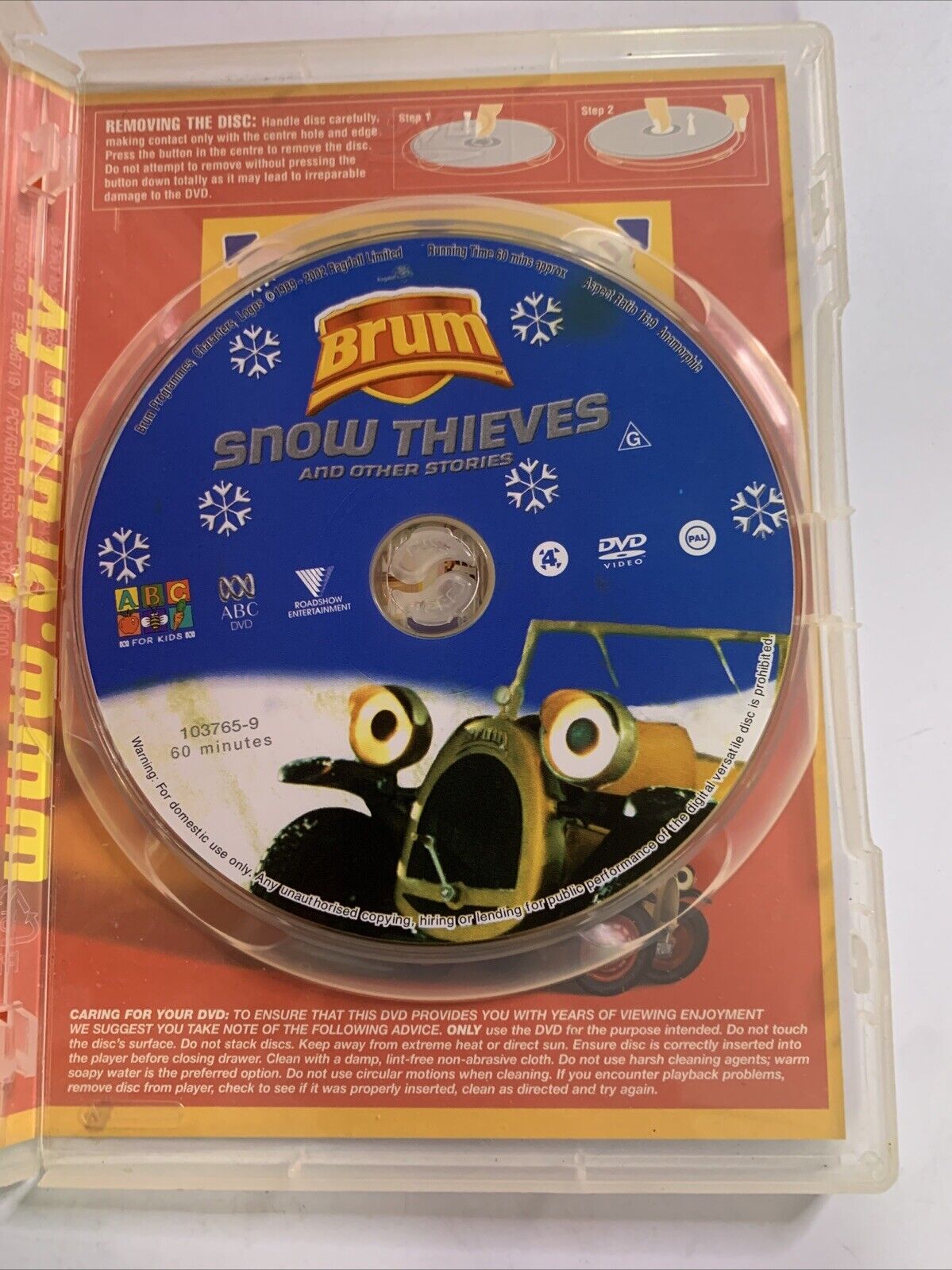 Brum Snow Thieves (DVD, 2002) ABC for Kids Animation Region 4