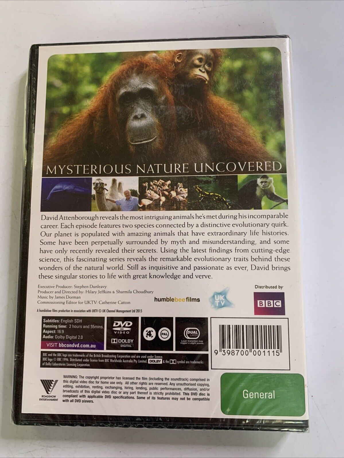 David Attenborough's Natural Curiosities : Series 3 (DVD, 2015) NEW Sealed
