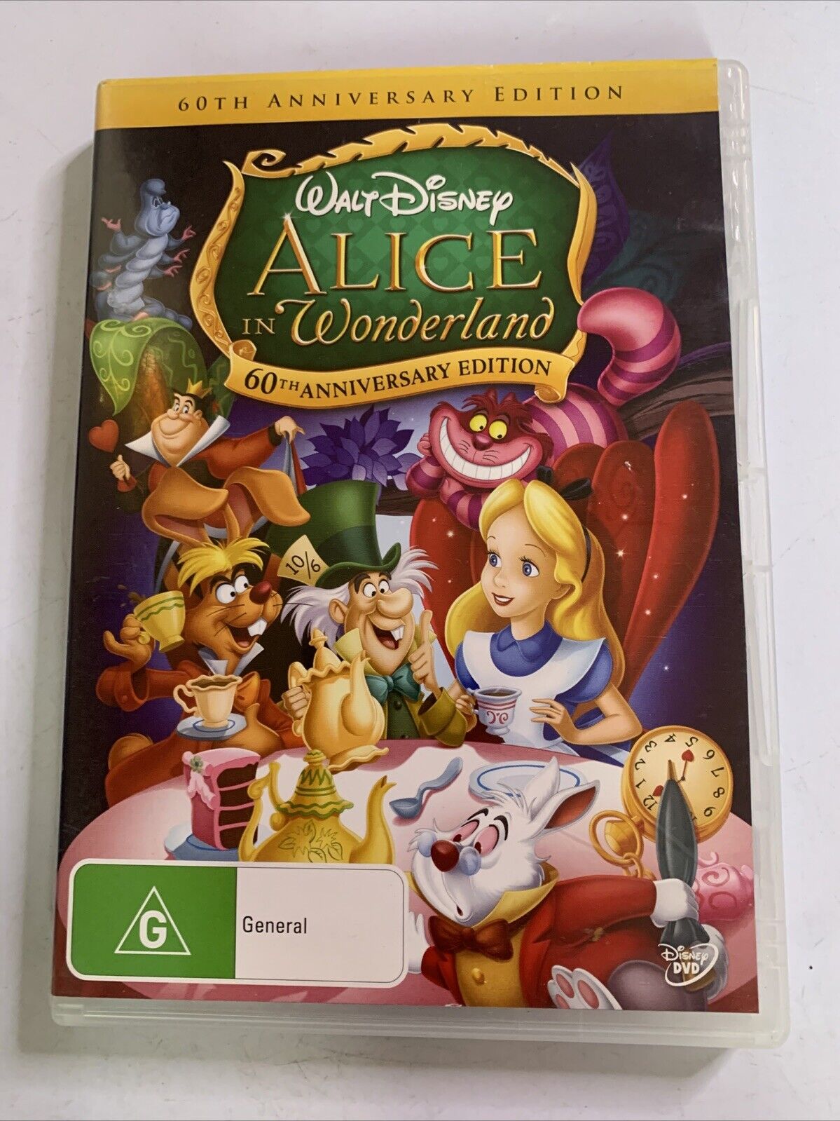 Alice in Wonderland (60th Anniversary Edition, DVD, 1951)  Disney Film Region 4