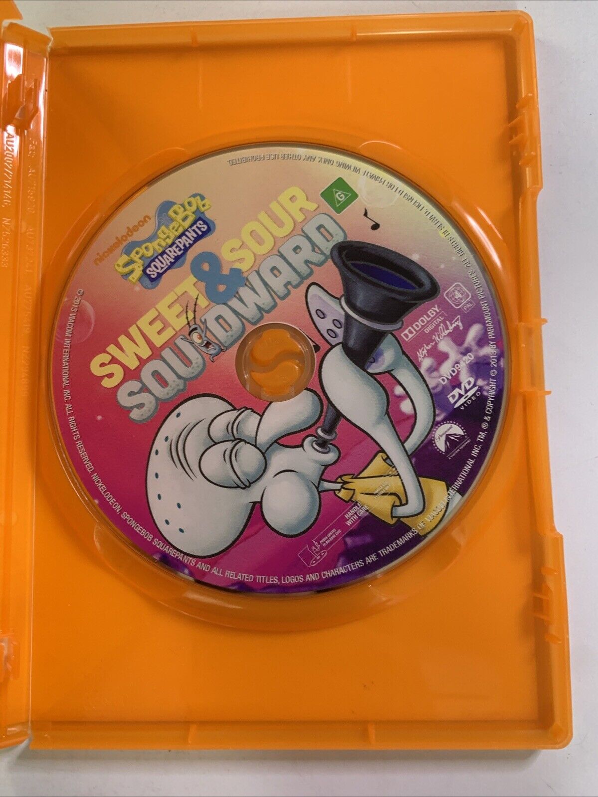 SpongeBob SquarePants Sweet and Sour Squidward (DVD, 2012) Region 4