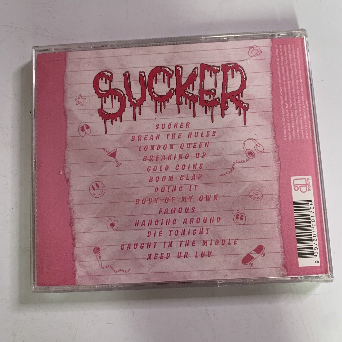 Charli XCX – Sucker (CD, 2014) Album Asylum Records