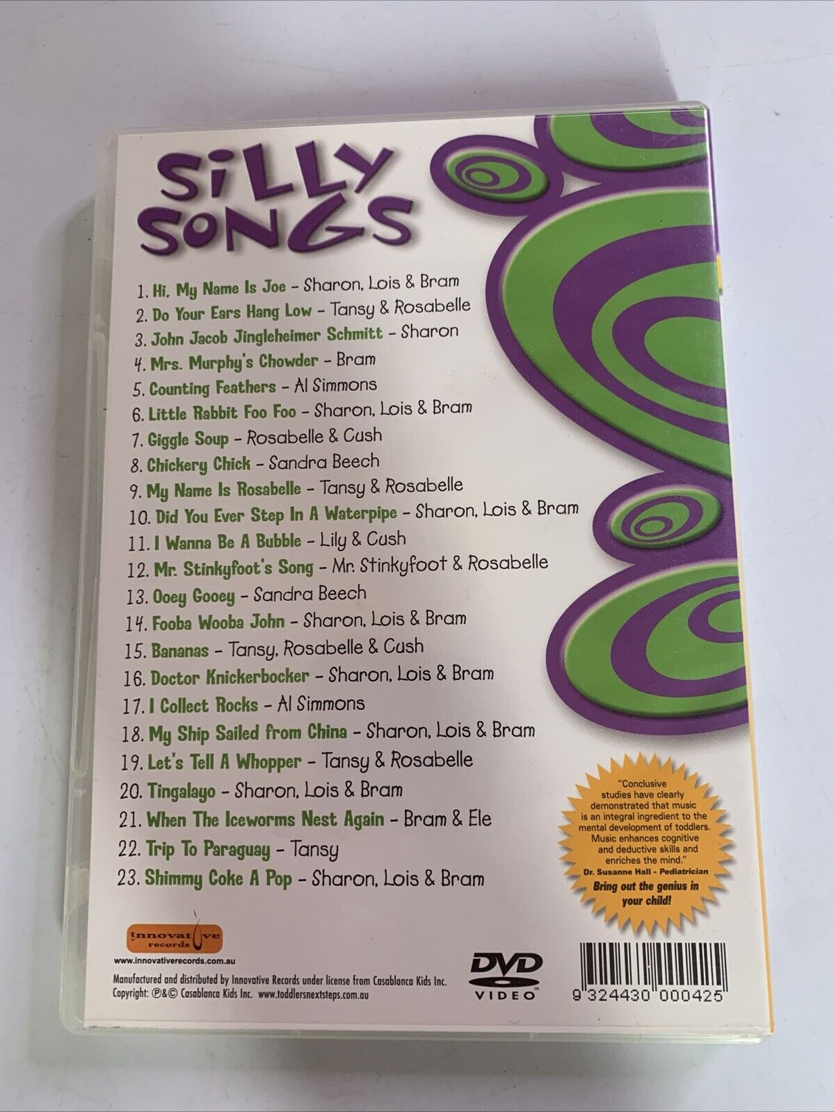 23 Silly Songs  Toddlers Next Steps (DVD)  All Regions