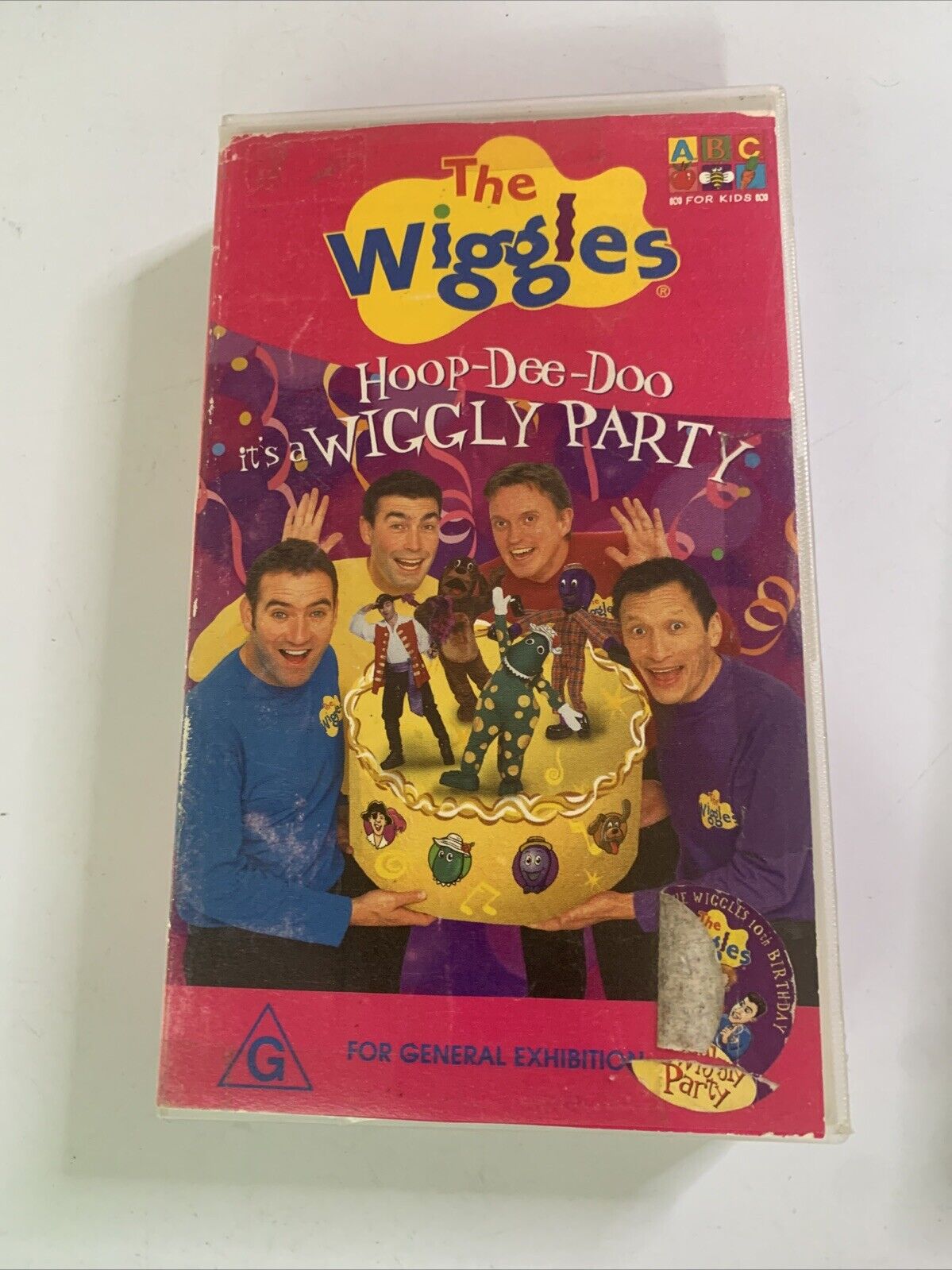 The Wiggles Hoop Dee Doo It's A Wiggly Party (VHS, 2001) PAL Original Cast