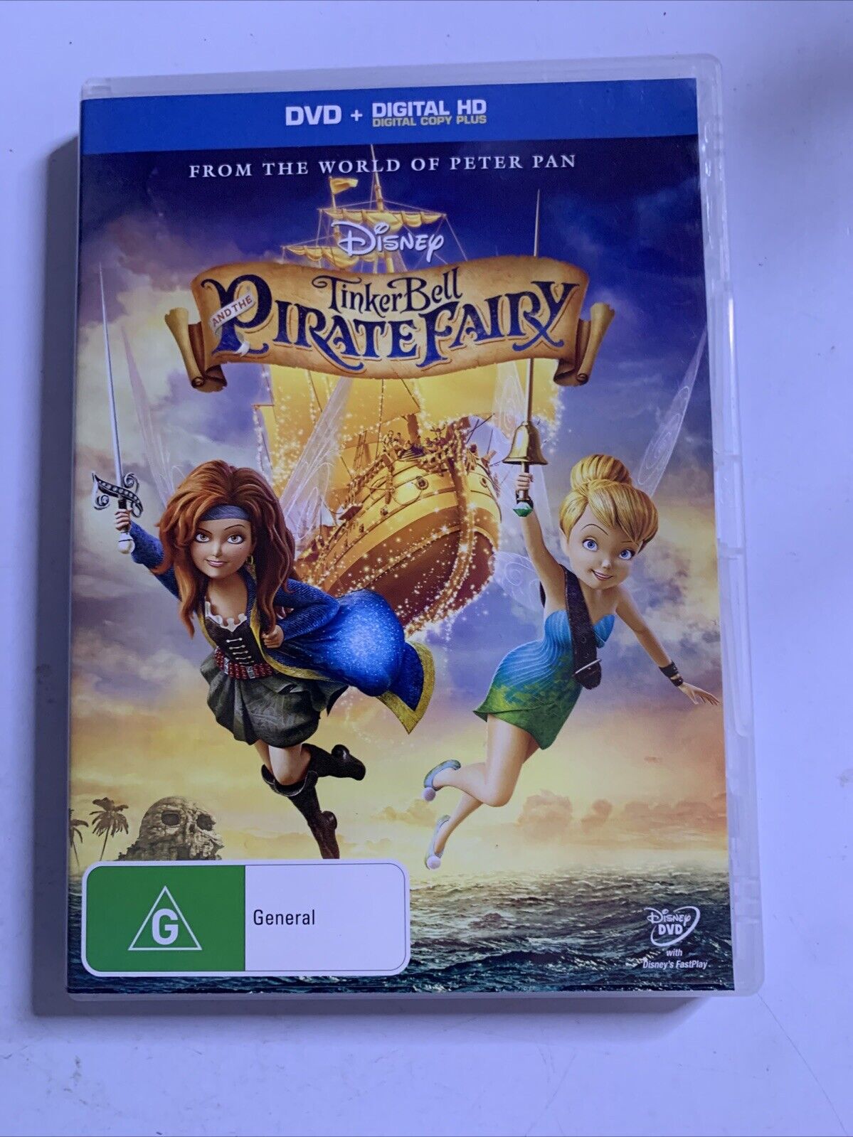 Tinker Bell and the Pirate Fairy (DVD, 2014) Disney Animated Film  Region 4