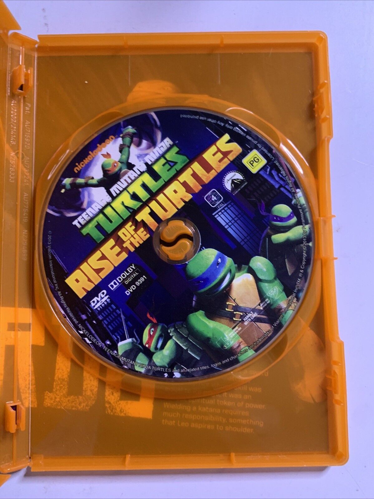 Teenage Mutant Ninja Turtles Rise of the Turtles (DVD, 2012) Animation Region 4