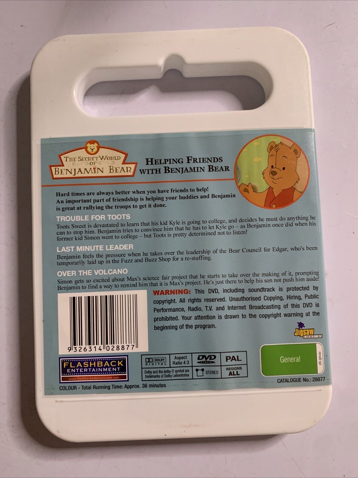 The Secret World of Benjamin Bear  Helping Friends (DVD, 2003) All Regions