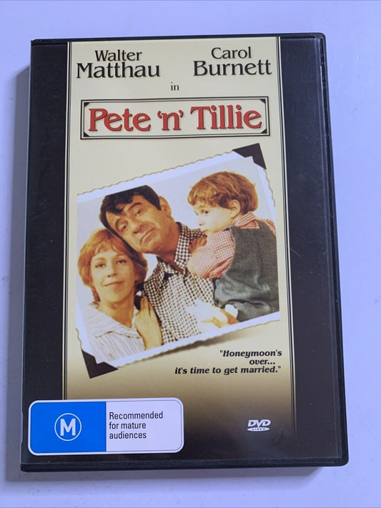 Pete 'N' Tillie (DVD, 1972) Walter Matthau, Carol Burnett  Region 4