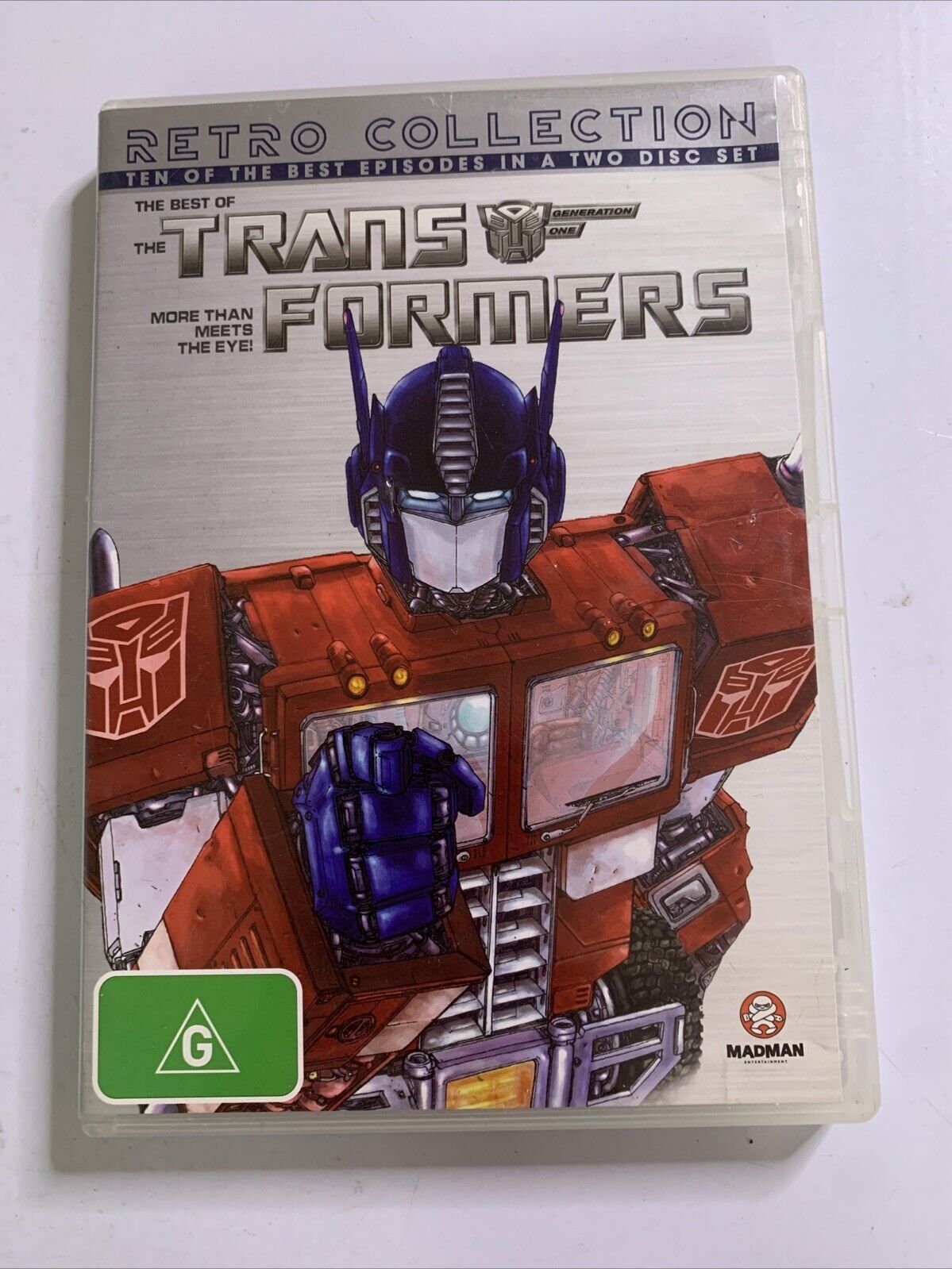 The Best of Transformers Retro Collection Original Series (DVD, 1984, 2-Disc)