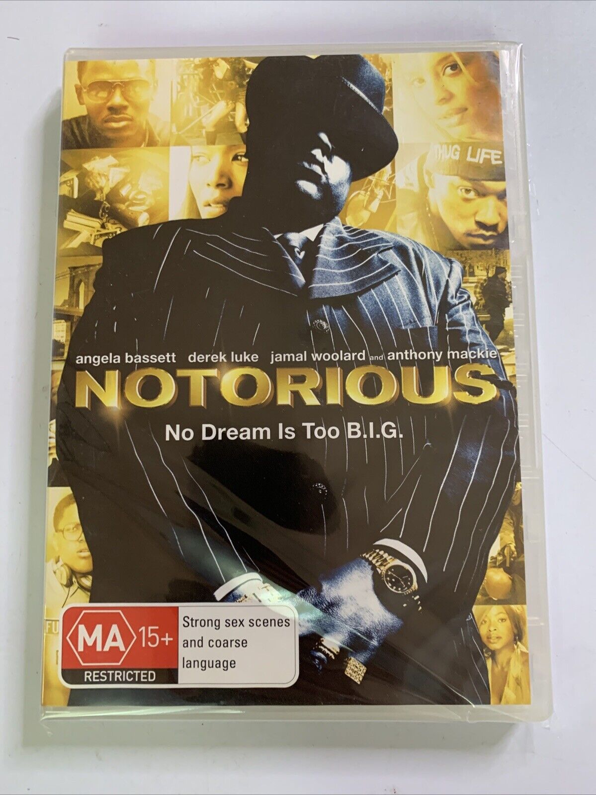 Notorious (DVD,2009) Jamal Woolard, Antonique Smith, Angela Bassett Region 4 NEW