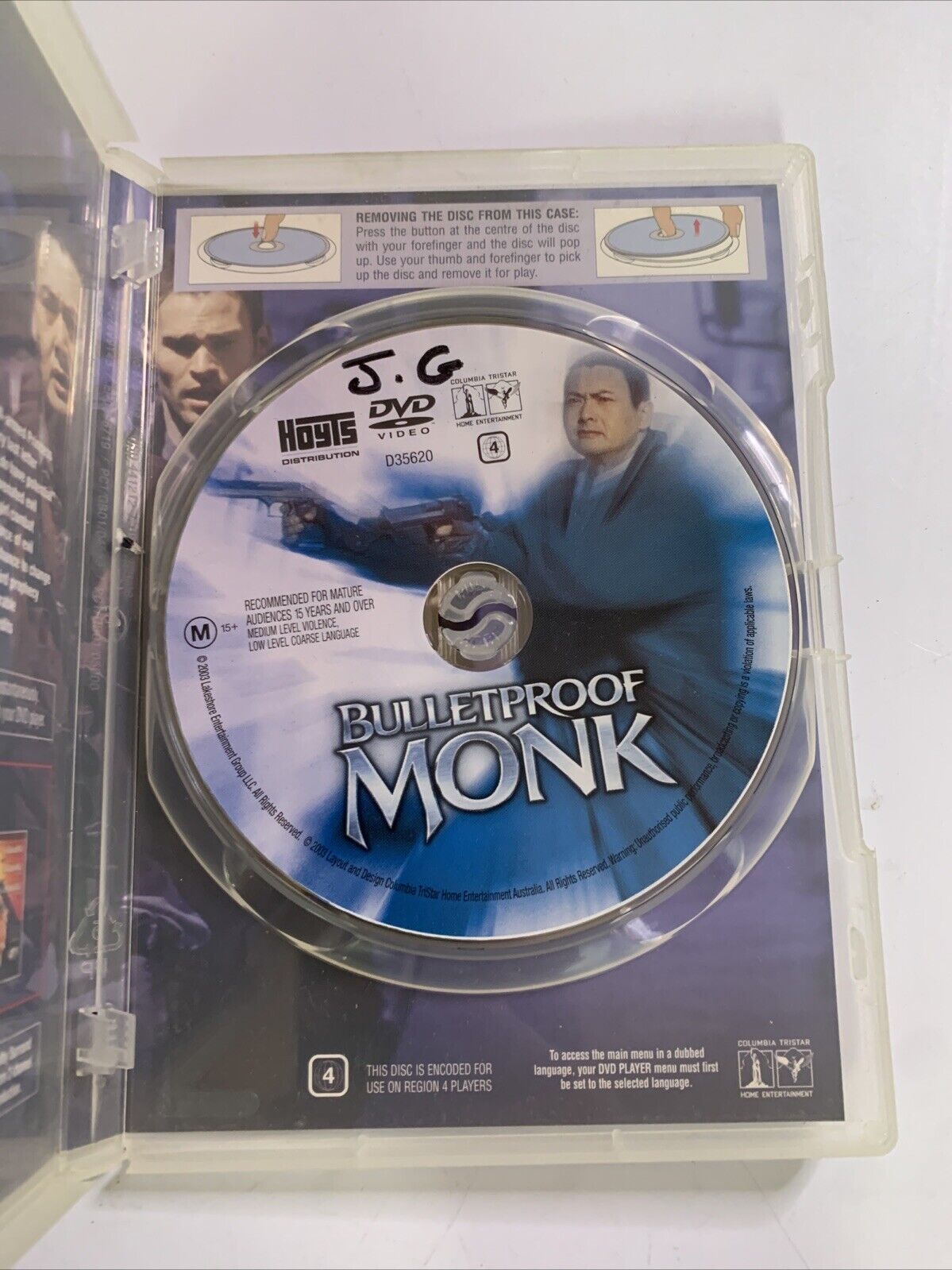 Bulletproof Monk (DVD, 2003) Chow Yun-Fat, Seann William Scott  Region 4