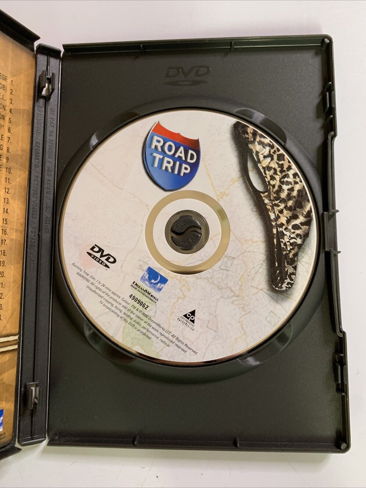 Road Trip Unseen & Explicit Edition (DVD, 2000) Tom Green, Amy Smart Region 4