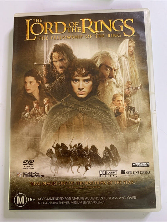 Lord of the Rings The Fellowship of the Ring (DVD, 2001, 2-Disc Set) Region 4