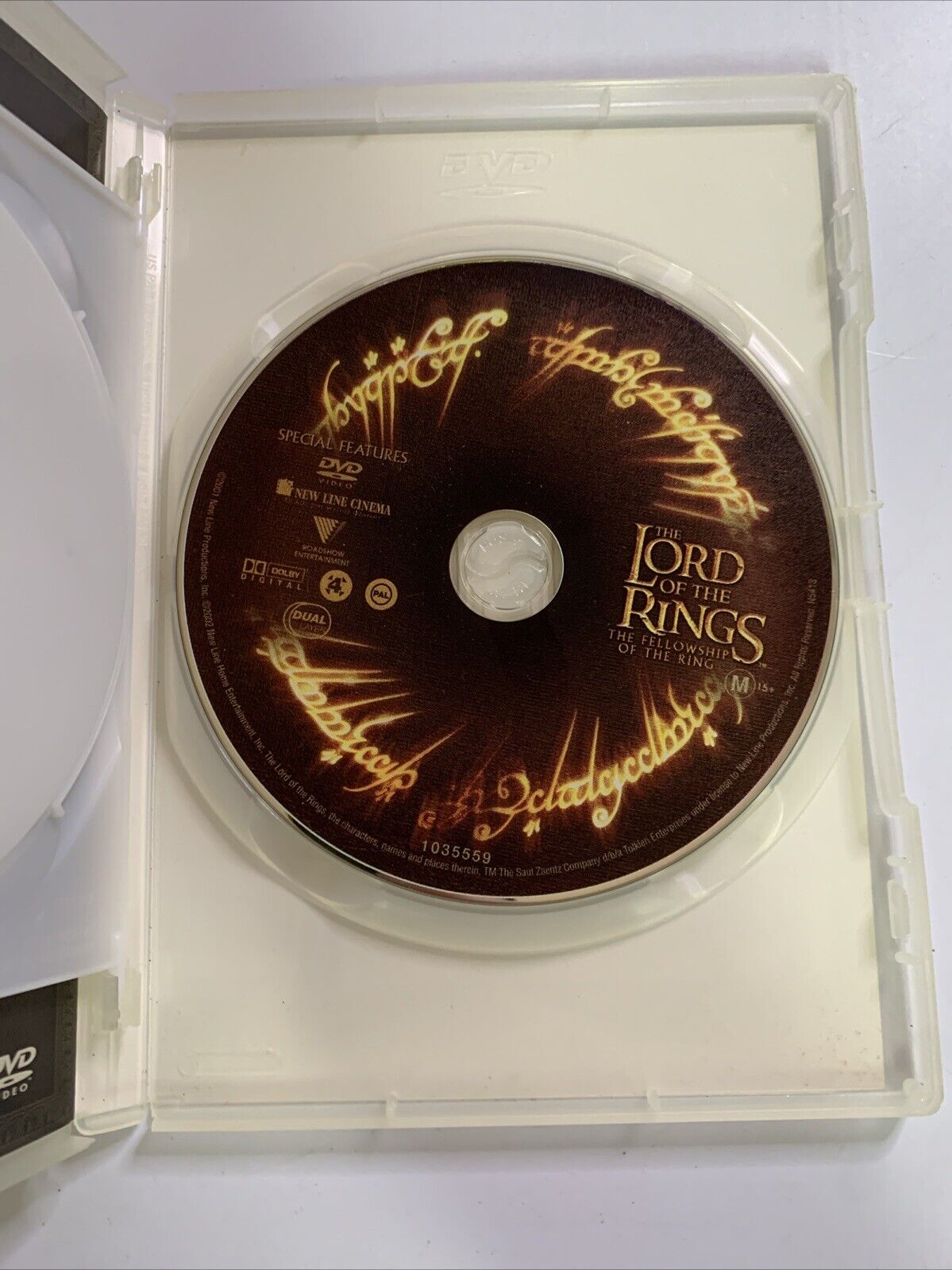 Lord of the Rings The Fellowship of the Ring (DVD, 2001, 2-Disc Set) Region 4