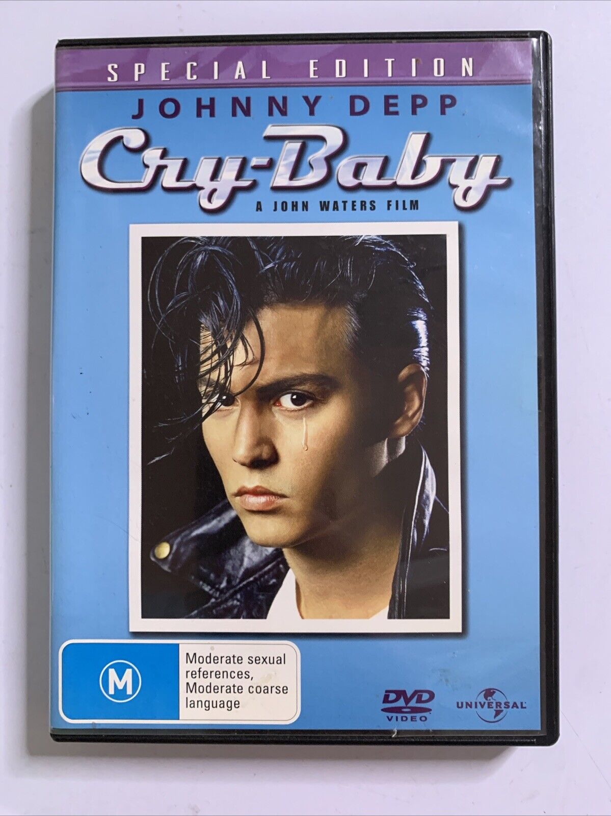 Cry Baby Special Edition (DVD, 1989) Johnny Depp, Traci Lords  Region 4 & 2