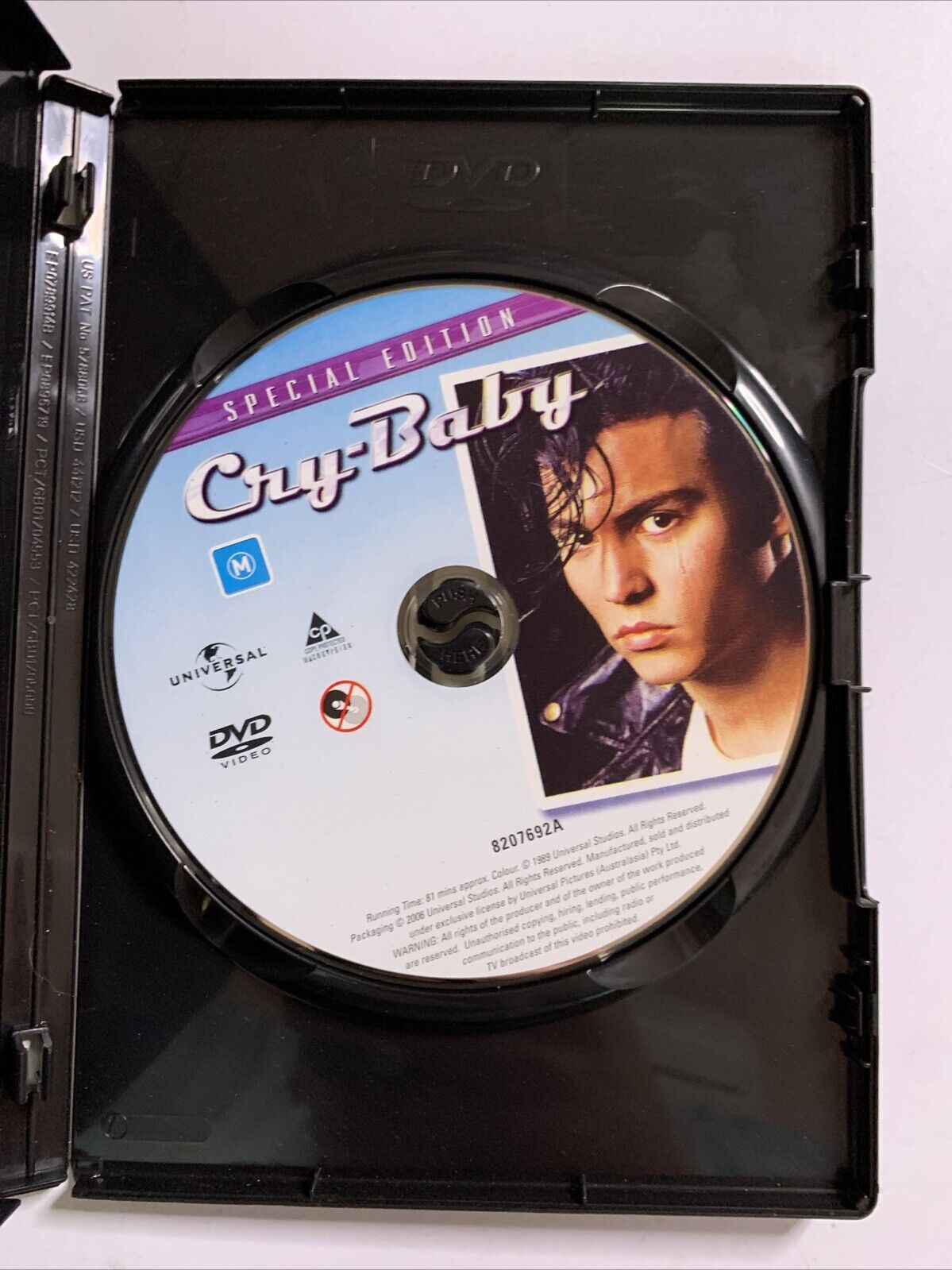 Cry Baby Special Edition (DVD, 1989) Johnny Depp, Traci Lords  Region 4 & 2