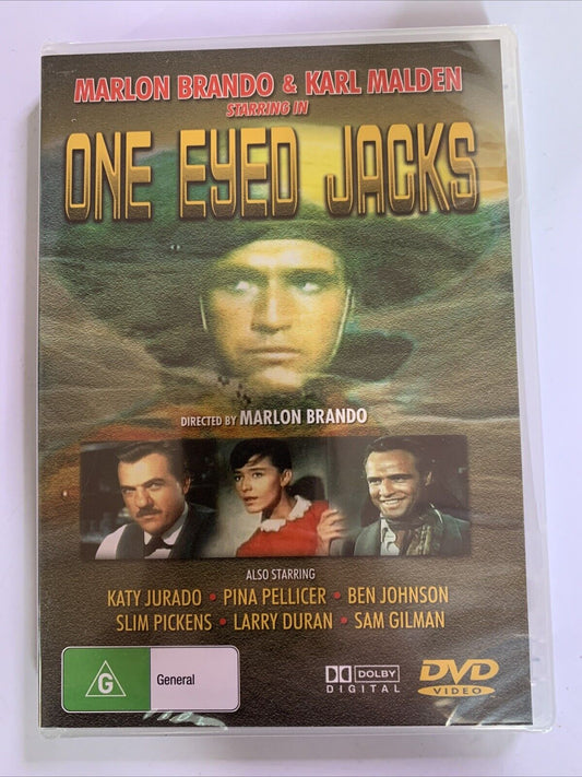 One Eyed Jacks (DVD, 1961) Marlon Brando  NEW Sealed