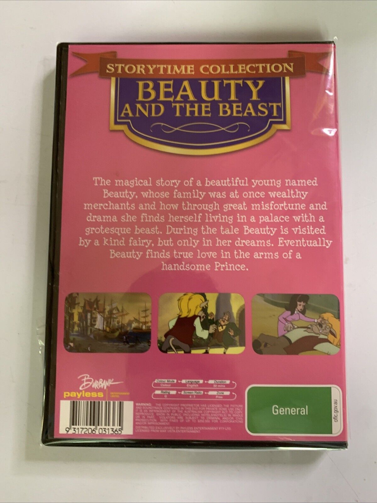Beauty And The Beast Storytime Collection (DVD) All Regions NEW Sealed
