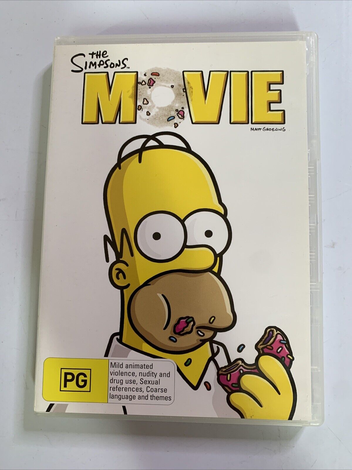 The  Simpsons Movie (DVD, 2007) Animated Film Region 4