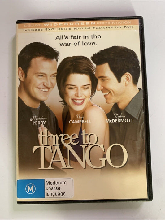 Three to Tango (DVD, 1999) Matthew Perry, Dylan McDermott, Neve Campbell Region4