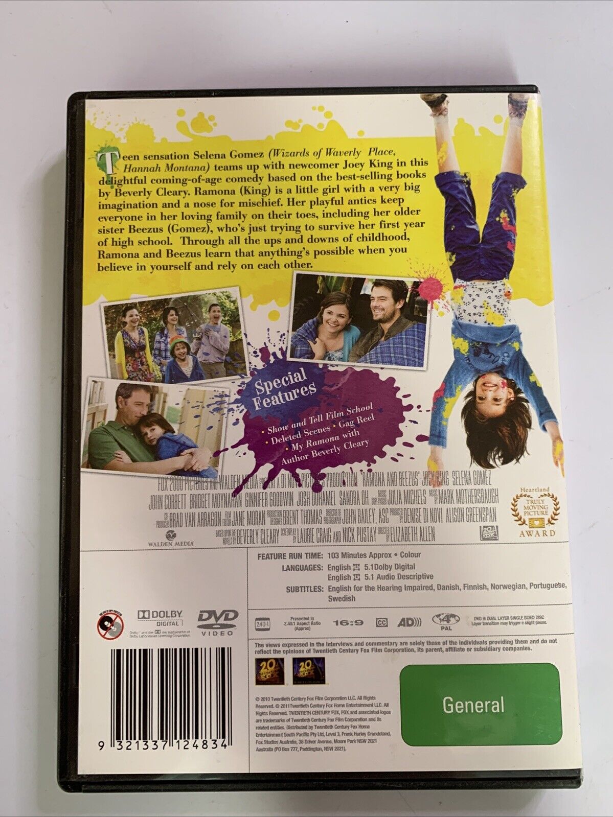 Ramona and Beezus (DVD, 2010) Selena Gomez Region 4