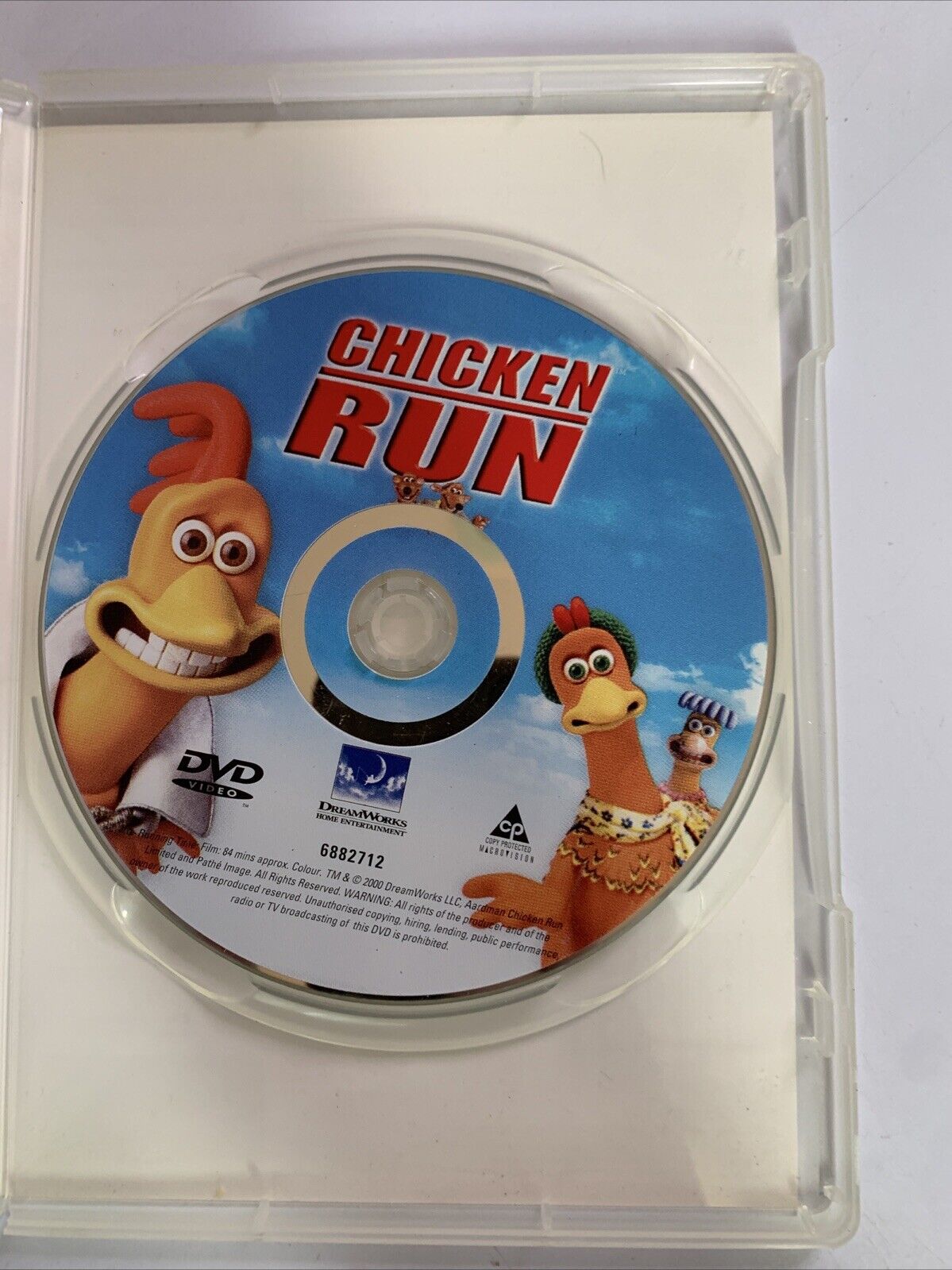 Chicken Run (DVD, 2000) Julia Sawalha, Mel Gibson Animated Film Region 4