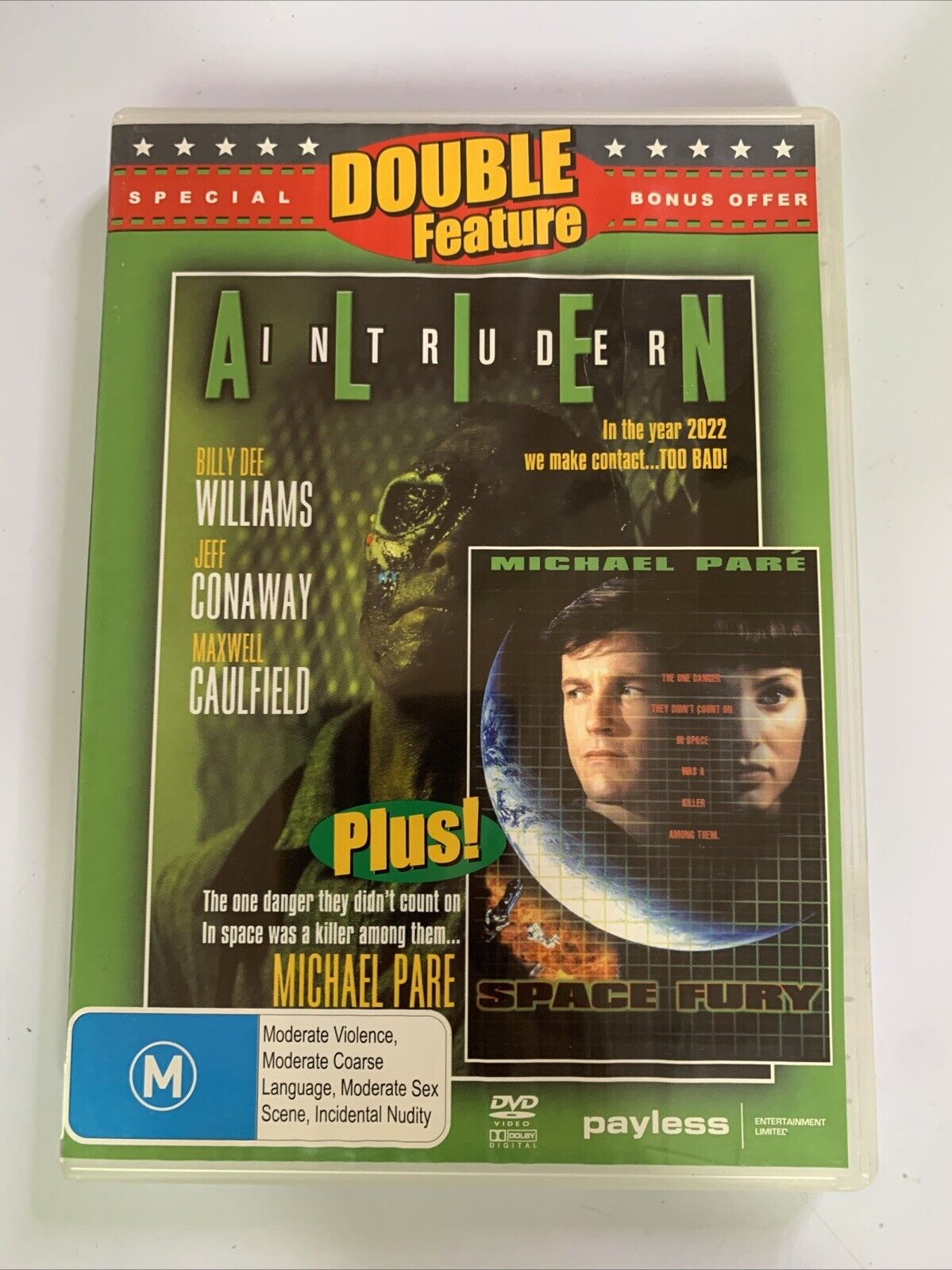 Alien Intruder / Space Fury (DVD, 2005) All Regions