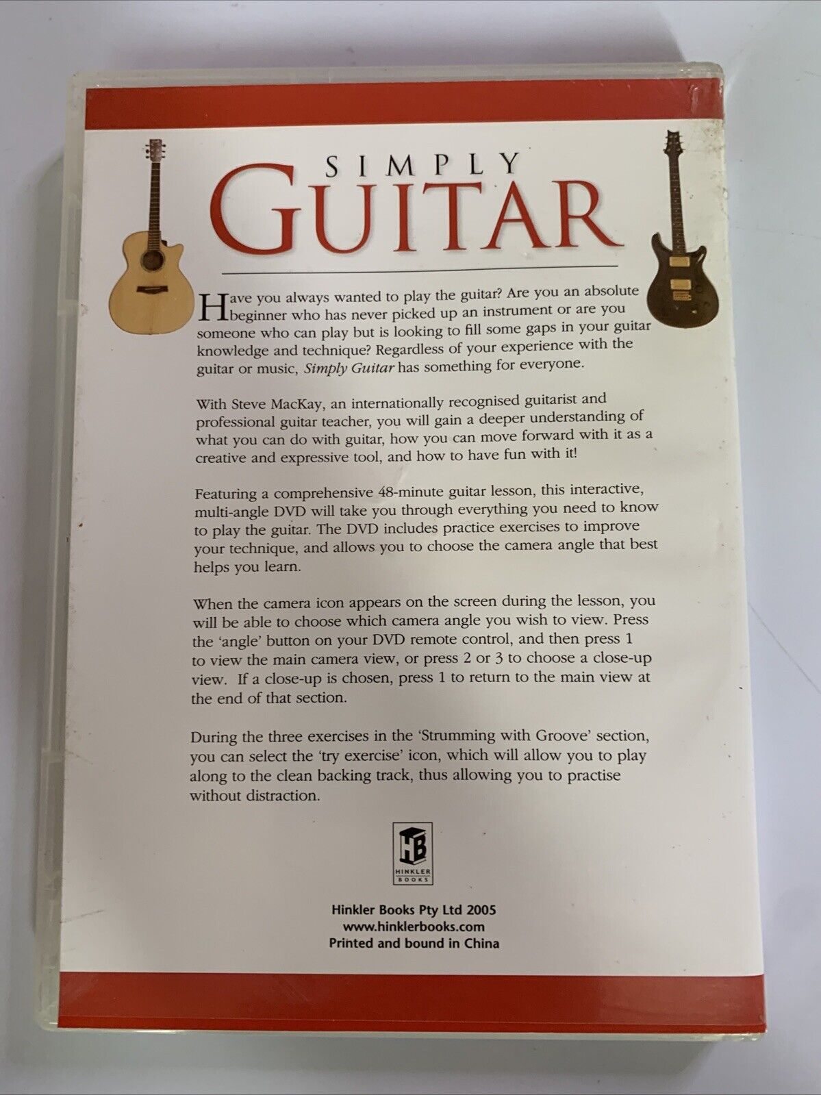 Simply Guitar (DVD) Learn to Play Guitar All Regions