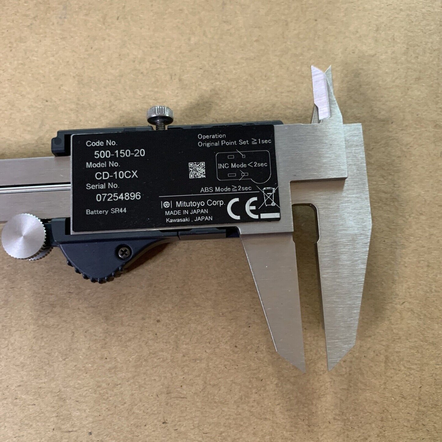 Mitutoyo Absolute Digimatic Caliper 0-100mm 500-150-20 Made in Japan