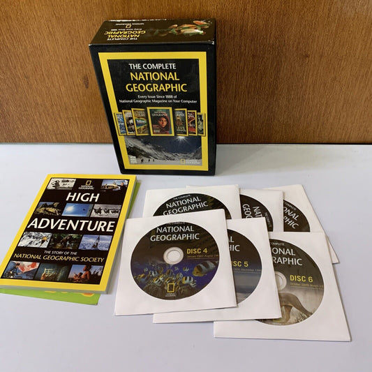 National Geographic Complete Magazine Collection on DVD Since 1888 (6-Disc)