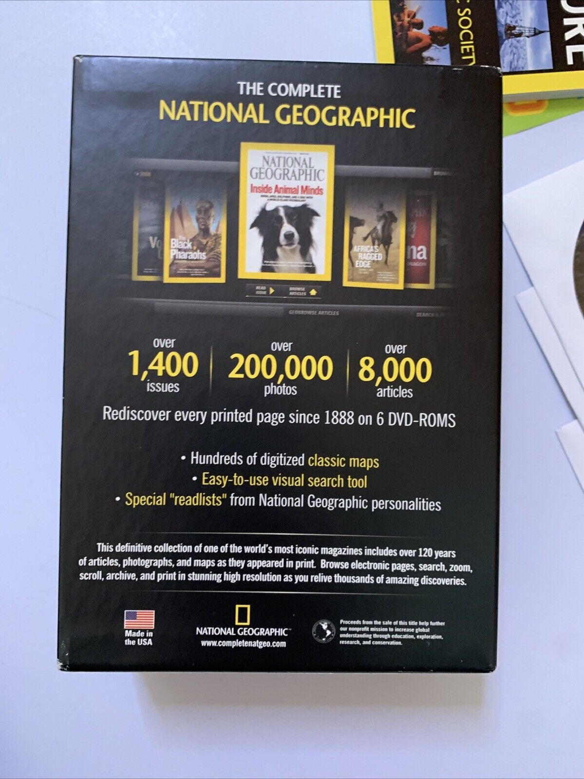 National Geographic Complete Magazine Collection on DVD Since 1888 (6-Disc)