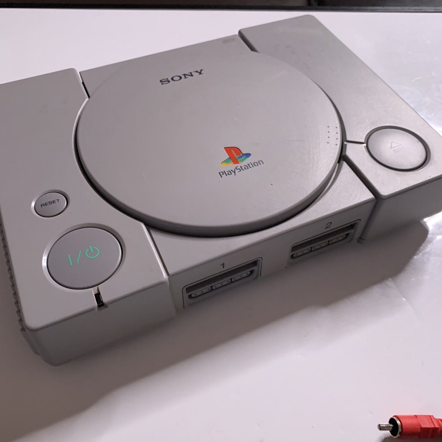 Sony Playstation 1 Console PS1 Grey PAL + Controller, AV, Power, Game SCPH-9002