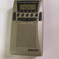 Sanyo Portable Pocket AM FM Digital Radio LCD Display with Speaker RP312