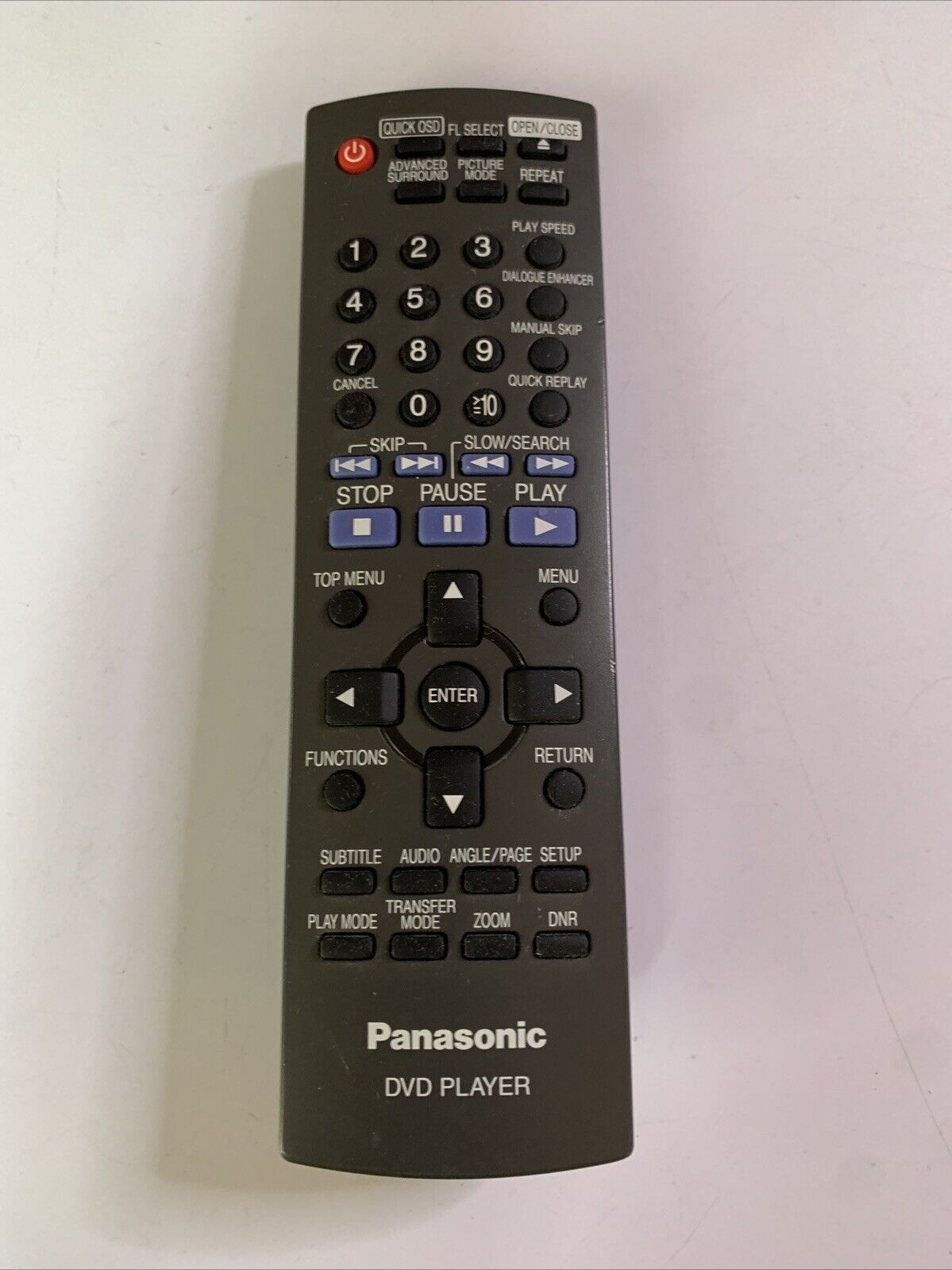 Genuine Panasonic Remote Control For Panasonic DVD Player UR76EC3103-10