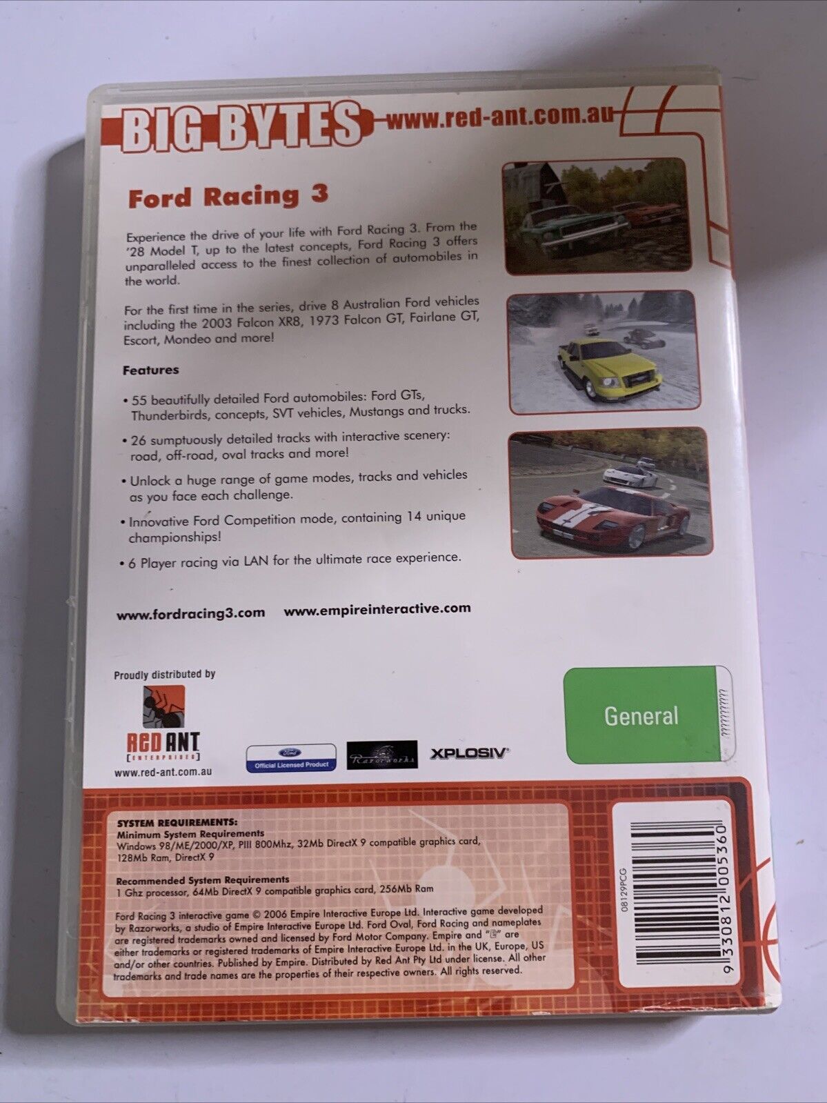 Ford Racing 3  PC Windows 2004 Car Racing Game