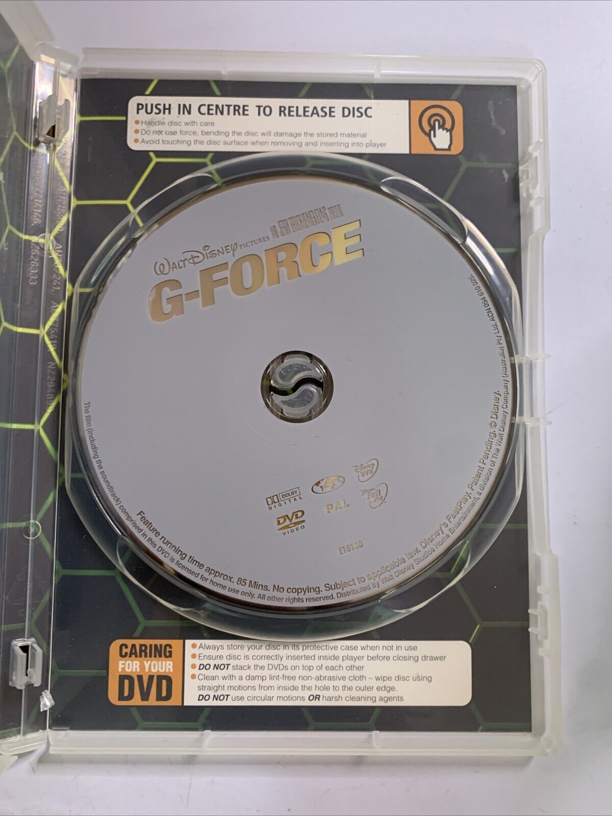 G-Force (DVD, 2009) Will Arnett, Penélope Cruz Disney Film Region 4