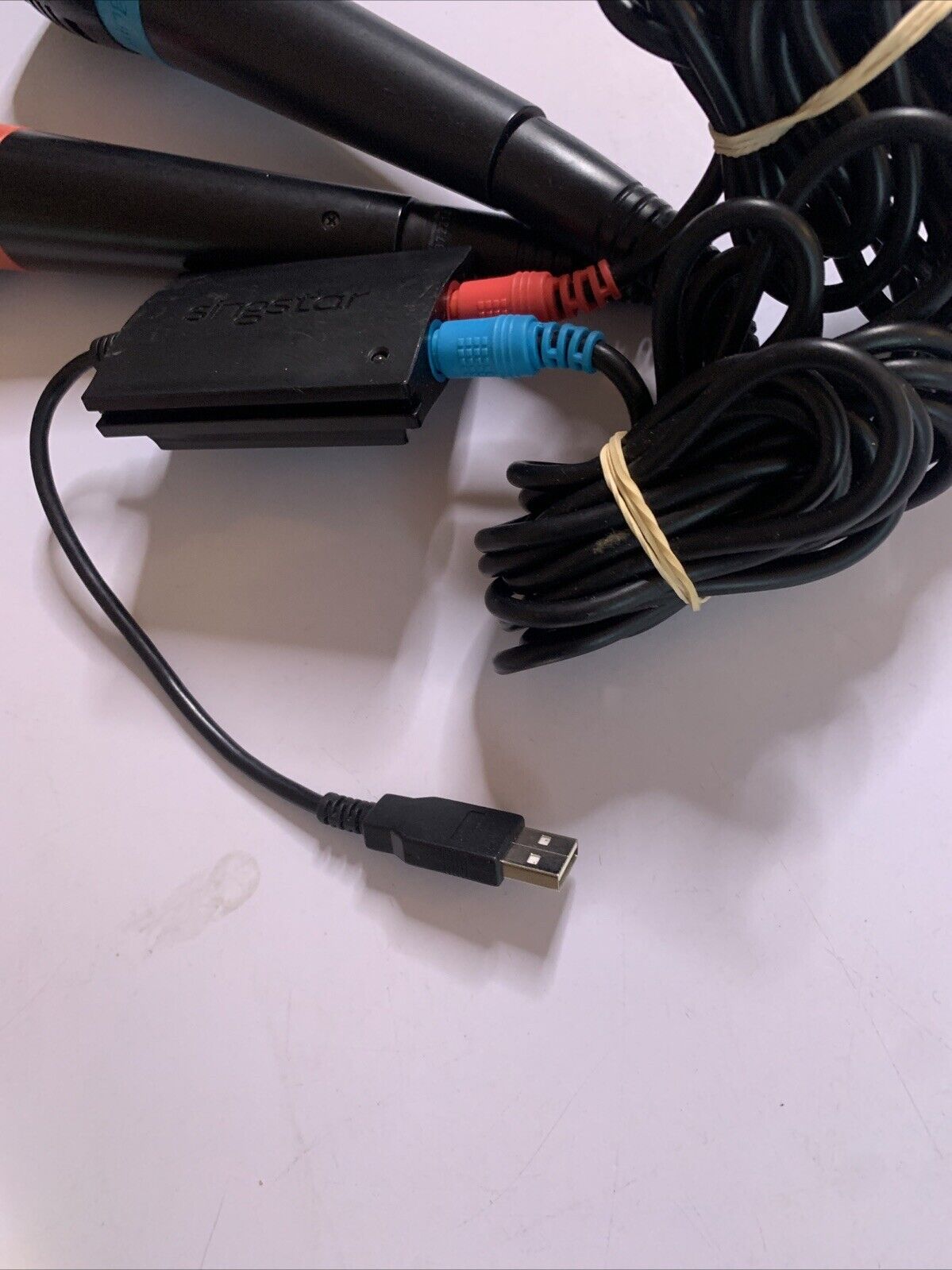 Sing Star 2x Microphone SingStar Rocks Sony PlayStation 2 PS2 PAL Kara ...