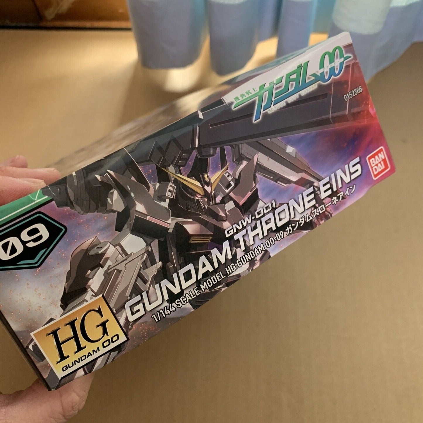 Gundam Throne EINS GNW-001 1/144 Bandai GunPla HG Gundam 00 Made JAPAN 2008 NEW