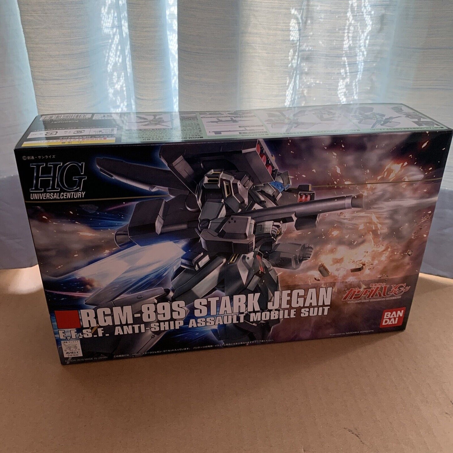 RGM-89S Stark Jegan EFSF Anti-Ship Assault Gundam HG UC 1/144 Bandai 2010 NEW