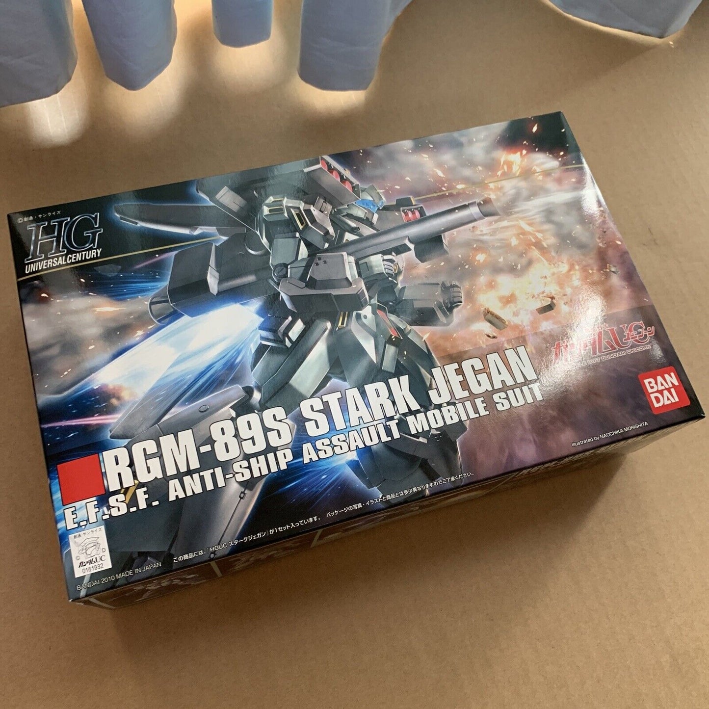 RGM-89S Stark Jegan EFSF Anti-Ship Assault Gundam HG UC 1/144 Bandai 2010 NEW