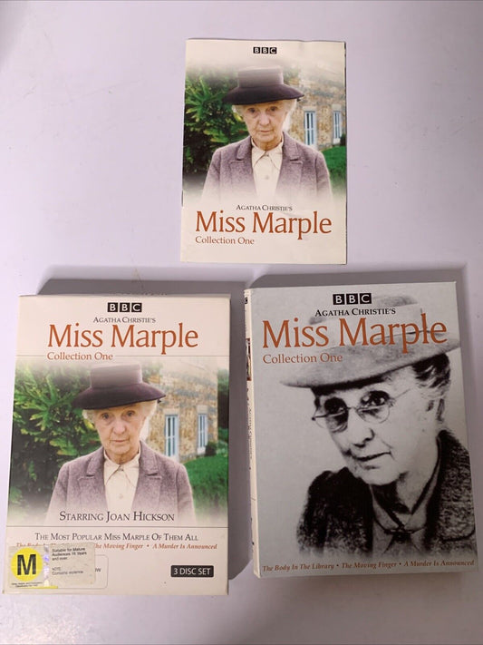 Agatha Christie's Miss Marple : Collection 1 (DVD, 1984, 3-Disc Set) Region 4