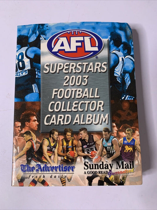 AFL Superstars 2003 Football Collector Card Album Full Set of 128 Cards