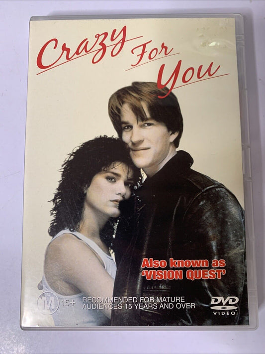 Crazy for You (DVD, 1985) Matthew Modine, Linda Fiorentino, Madonna  Region 4