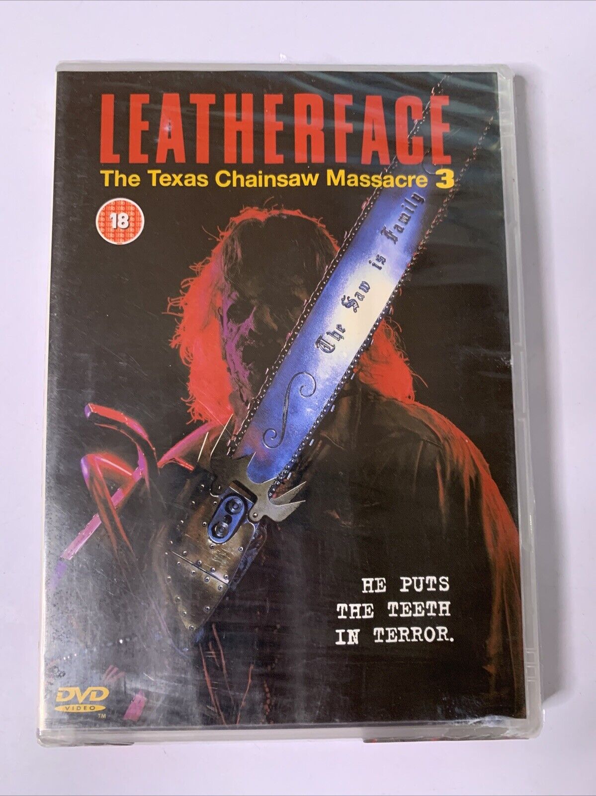 Leatherface The Texas Chainsaw Massacre 3 (DVD, 1990) Horror Region 2 NEW Sealed